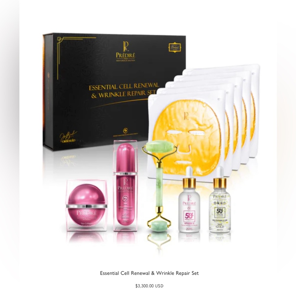 PRÉDIRÉ PARIS
Essential Cell Renewal & Wrinkle Repair Set NEW IN BOX